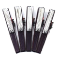 Miniatyrbilde 4 av 5: Glow Foldbar LED-vifte Dansende Lys Halloween Jul Lilla