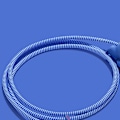 Miniatyrbild 4 av 5: Mobilladdare Skydd Tecknad Plast Anti-Brott Datakabel Skyddsfodral för iPhone 12 13 Blå