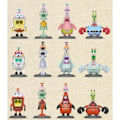 Miniatyrbilde 1 av 5: SvampBob Figurer Spongebob Squarepants Blind Box julklappar zdq