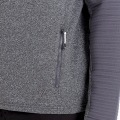 Pikkukuva 3 / 5: Dare 2B Core Stretch - Miesten täyspitkä vetoketjullinen lämpöpaita, S, Charcoal Grey Marl/Ebony