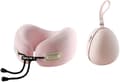 Resekudde i Memory Foam – Ergonomisk och kompakt design, lämplig för flygplan, bil och långresor (rosa)_TF Pink
