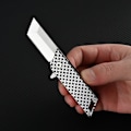 Miniatyrbilde 5 av 5: Mini lommekniv i rustfritt stål med nøkkelring - Folding Knife - Pakkeåpner - zdq