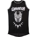 Pikkukuva 2 / 5: 1 Musta Wakanda T'Challa -elokuvan koripallopaita, miehet, musta —XXL zdq
