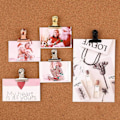 Miniatyrbillede 5 af 5: 30 stk Push Pins Clips Heavy Duty Clips med stift Creative Large Paper Clips, fastgør ingen huller til papiret