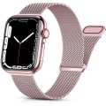 Miniatyrbild 1 av 5: Guld/rosa 38/40/41MM metallarmband kompatibelt med Apple Watch