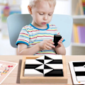 Miniatyrbild 6 av 8: Hidden Blocks Puzzle Pussel Leksaker Träpussel C