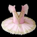 Miniatyrbillede 1 af 3: Pige Professionel Balett Tutu Kjole Balett pink1 120cm pink1 120cm