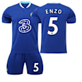 Miniatyrbillede 1 af 2: Chelsea VM Hjemmebanesæt ENZO nr 5. Voksen #5 XL #5 XL