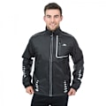 Miniatyrbilde 1 av 3: Trespass Axle Vanntett Full Zip Aktiv Jakke XXS Sort Sort XXS zdq