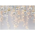 Pikkukuva 1 / 2: Heyone 7x5ft Talvi Ihmemaa Juhlat Tausta Valokuvaus Valokuvaus Valkoinen Joulu Hyvää Joulua Lumihiutale Glitter Bokeh Tausta Sparkle Baby
