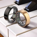 Miniatyrbild 4 av 5: Smart Ring Fitness Health Tracker Titanlegering Finger Ring F- Perfet Gold 20.6mm Gold 20.6mm