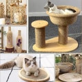 Miniatyrbild 4 av 5: Naturligt sisalrep för reparation och utbyte av kattskrappelare, kattträd, skrapträd, kattskrapa null none