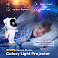 Miniatyrbillede 2 af 4: Space Buddy Astronaut Galaxy Projektor Pleshy Spaceman