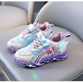 Miniatyrbild 5 av 5: Barn LED Ljusskor Sneakers Blinkande Barn Flickor Lysande Träningsskor Storlek 23
