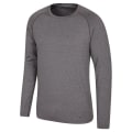 Miniatyrbillede 4 af 4: Mountain Warehouse Herre Stribet IsoCool Base Layer Top XS Grå Grey XS zdq
