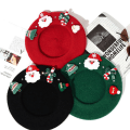 Miniatyrbillede 3 af 5: Julhatt Rød Grønn Basker Vinter Varm Hodeplagg Sweet e Wool A3 onesize