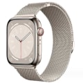 Miniatyrbilde 1 av 7: Milanese Loop-rem for Apple Watch-band 44 mm, 40 mm, 45 mm, 49 mm, 41 mm, 38 mm, 42 mm, 44 mm Armbånd iWatch Series 9, 3, 6, 5 SE, 7, 8 Ultra 2 Starlight - Starlight 38mm/40mm/41mm starlight