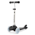 Miniatyrbillede 6 af 11: TRINGO trehjulet balance scooter, 3-8 år gammel - sort + glødende LED-hjul Black