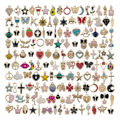 Miniatyrbillede 2 af 5: Animal Flower Mixed Emalj Charms Hängen DIY Armband Smycken C: 150Pcs