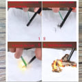 Miniatyrbilde 3 av 4: Camping Nødfyrstarter, Eventyr og Utendørsaktiviteter (6 stk, Farge Tilfeldig Levering) zdq