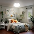 Miniatyrbilde 5 av 5: LED-taklampe, taklampe med bevegelsessensor, 18W 1200LM 4000K hvit, 22cm, 2 moduser