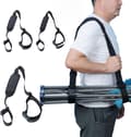 3-pack justerbar stolbärrem med vadderat axelstöd, handsfree-sele för hopfällbara campingstolar, vandringsutflykter