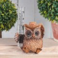 Miniatyrbilde 1 av 5: Ugle Regnmåler Ugledekorasjon Hagepynt