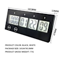 Miniatyrbillede 2 af 5: 999 Dages Nedtællingsur Elektronisk Digital Timer HVID White White