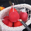 Miniatyrbild 1 av 5: ljusform ljusformar DIY silikonform stearinljus 3D jordgubbe