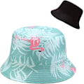 Miniatyrbild 1 av 4: Söt bucket hat strandfiskarhattar för kvinnor, vändbar dubbelsidig användning Flamingo