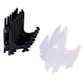 Miniatyrbillede 5 af 5: 12 stk. Display Stativ Staffeli Tallerkenholder Billede Fotokunst Plast Hvid 12stk