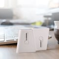 Miniatyrbillede 3 af 5: Dobbelt hoved bærbar computer rengøringsbørste Udtrækkeligt design Fiber Sweep Swipe Tangentbord Rengøringsbørste til tablets