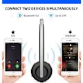 Miniatyrbillede 5 af 5: Trucker Bluetooth-headset med mikrofon, opladningsbase, mute-funktion til hjemmekontoret, stærk batteritid
