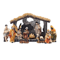Miniatyrbild 1 av 5: Julkrubba Jesus födelse Staty Hartsfigur Hemmakontor Skulptur Dekoration Prydnadsföremål Presentatör