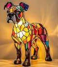 Hundserie Konst Nattlampa - Perfekt K_tfrf K