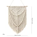Miniatyrbilde 2 av 4: Gobeläng macrame veggteppe, høyde: 700 mm, håndlaget, boho vegg