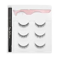Pikkukuva 2 / 10: Itseliimautuva eyeliner vesilinja eyeliner tekoripset pinsetit meikkityökalusetti E40 vihreä laatikko