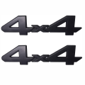 Pikkukuva 1 / 5: 2kpl metalli 4x4 auton takaluukun merkkitarra tarra Fender SUV, musta CDQ