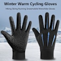 Pikkukuva 2 / 5: Vinter Touch Handskar Kallvattent?ta Motorcykel Cykel Handskar Ut Black ONESIZE