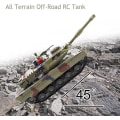 Pikkukuva 4 / 4: Kauko-ohjattava säiliö pojille Army Tank Smoke Lights & Sounds