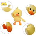 Miniatyrbillede 4 af 5: Stor størrelse Fluffy Duck Plyslegetøj Søvn Pude Sød Dyr Udstoppede Svane Gås Plysdukker Gulvmåtte Børn Piger Fødselsdagsgave blød hvid and soft white duck 30cm