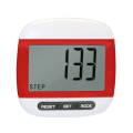 Miniatyrbillede 1 af 7: LCD Skridttæller Trin Kilometertæller RØD Red