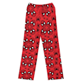Miniatyrbillede 1 af 3: Dam Jultomte Cartoon Fleece Pyjamasbukser, Piger Kat Tryk Flanel Sov Tøj Bukser Gave (Helt Trykt) Rød Edderkop Red Spider L