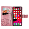 Miniatyrbild 2 av 5: Kompatibelt med iPhone 11 Fodral Flip Cover Präglad Fjäril Mjukt TPU Stötsäkert Skal Slim - Rosa null none