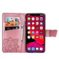 Miniatyrbilde 2 av 5: Kompatibel med Iphone 11 Case Flip Cover Emboss Butterfly Soft Tpu Shockproof Shell Slim - Rosa null none