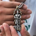 Pikkukuva 4 / 5: Luova Guardian Vajra Buddha -riipus kaulakoru miehille ja naisille buddhalainen riipus amuletti kaulakoru Rentouttavat asusteet Korut