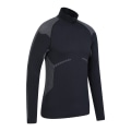 Pikkukuva 4 / 4: Mountain Warehouse Herr stil Sömlös Zip Neck Base Layer Black XS-S zdq