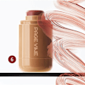 Miniatyrbillede 2 af 10: PAGE VINE lommeblussstift 6 farver læbe og kind vandlys stift highlighter lysner naturlig vandlys hu 06-tosated teddy