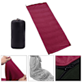 Miniatyrbilde 4 av 4: Sovepose i myk fleece Liner Business Backpacking Thermal Deep Red 180 x 80cm