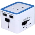 Miniatyrbilde 4 av 5: Internasjonal konvertering, USB Power Converter-uttak for flere land, universell, USB hurtiglading